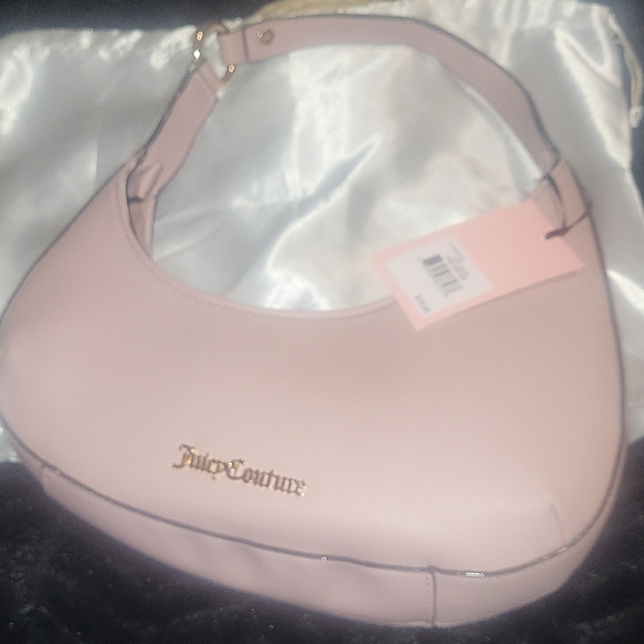 Juicy Couture Handbags - Juicy Couture Pale Pink Shoulder Bag